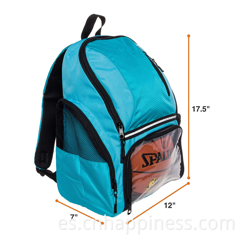 Mochila de bola de moda profesional mochila impermeable baloncesto extremo mochila mochila mochila para el gimnasio de viajes mochilas con soporte de pelota